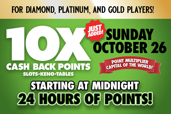 10x Cash Back Points