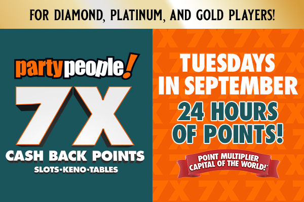 7x Cash Back Points - September