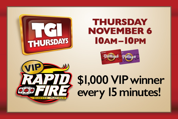 TGI Thursdays - VIP Rapid Fire
