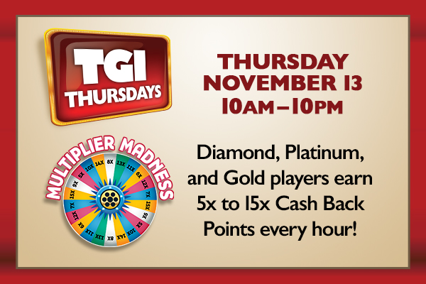 TGI Thursdays - Multiplier Madness