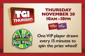TGI Thursdays - VIP Progressive Prize Wheel